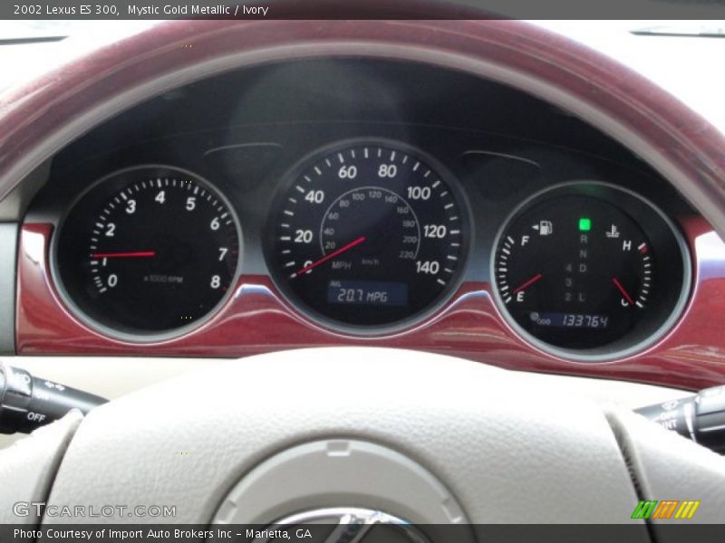 Mystic Gold Metallic / Ivory 2002 Lexus ES 300