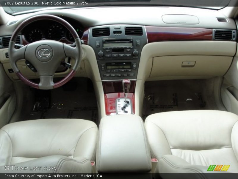 Mystic Gold Metallic / Ivory 2002 Lexus ES 300