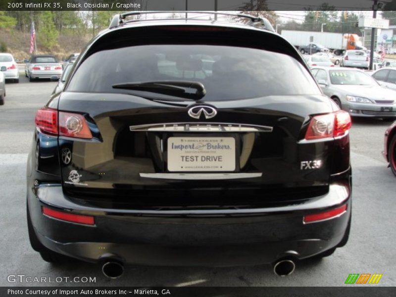 Black Obsidian / Graphite 2005 Infiniti FX 35