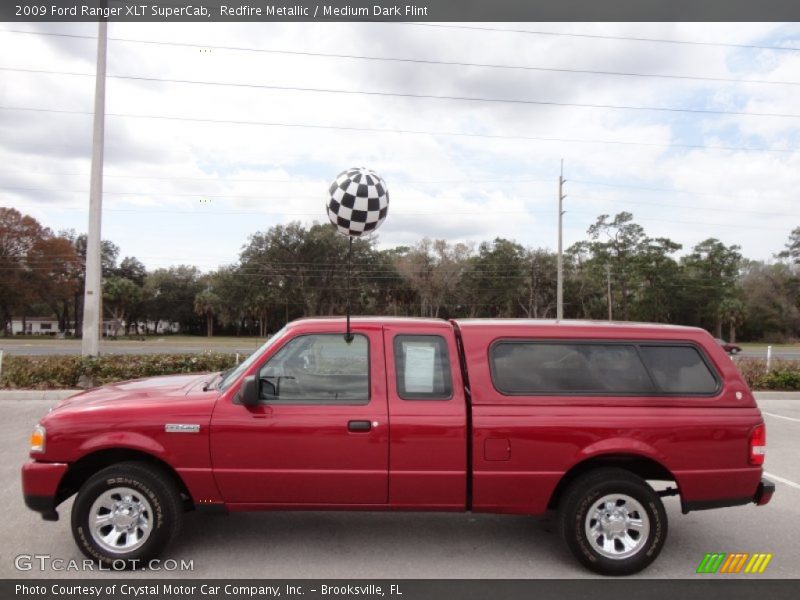 Redfire Metallic / Medium Dark Flint 2009 Ford Ranger XLT SuperCab