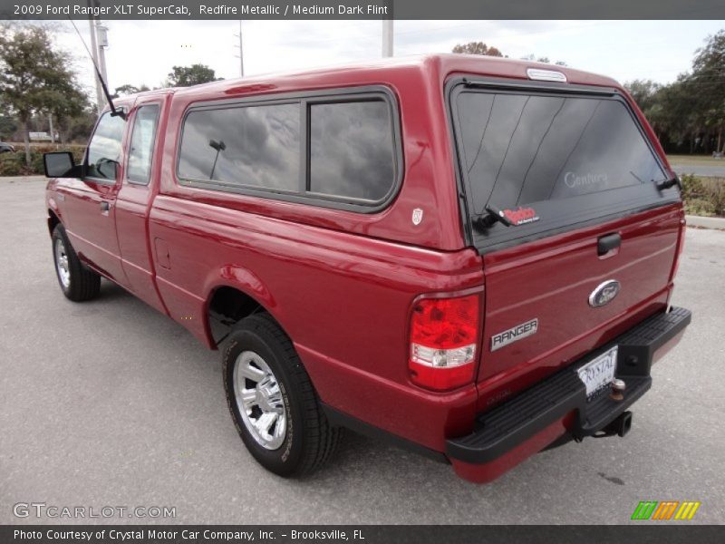Redfire Metallic / Medium Dark Flint 2009 Ford Ranger XLT SuperCab