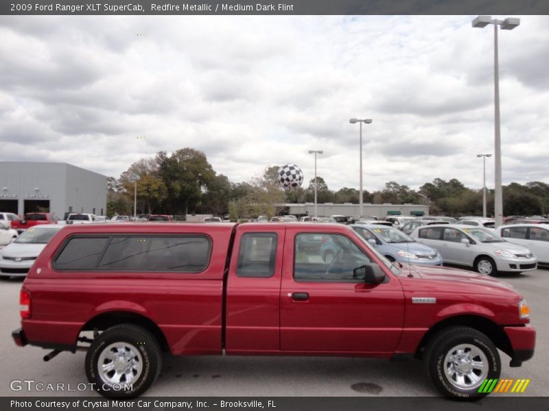 Redfire Metallic / Medium Dark Flint 2009 Ford Ranger XLT SuperCab