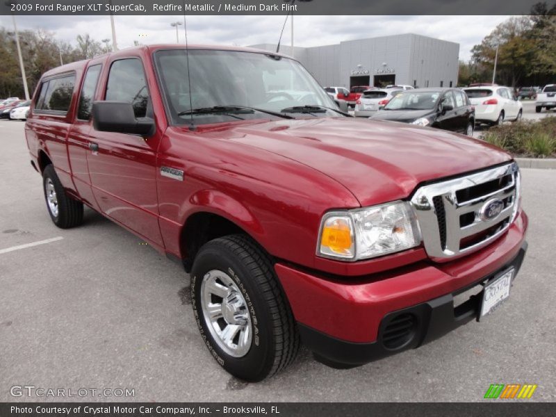Redfire Metallic / Medium Dark Flint 2009 Ford Ranger XLT SuperCab