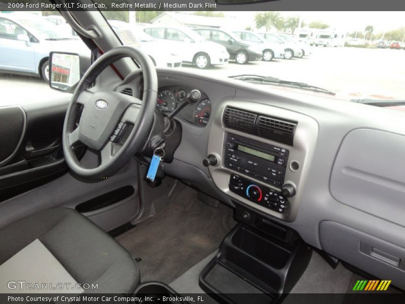 Redfire Metallic / Medium Dark Flint 2009 Ford Ranger XLT SuperCab