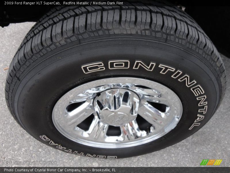 Redfire Metallic / Medium Dark Flint 2009 Ford Ranger XLT SuperCab