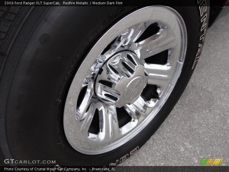 Redfire Metallic / Medium Dark Flint 2009 Ford Ranger XLT SuperCab