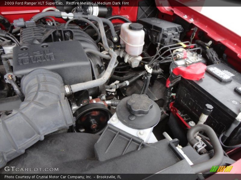 Redfire Metallic / Medium Dark Flint 2009 Ford Ranger XLT SuperCab