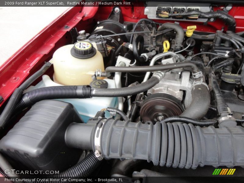 Redfire Metallic / Medium Dark Flint 2009 Ford Ranger XLT SuperCab
