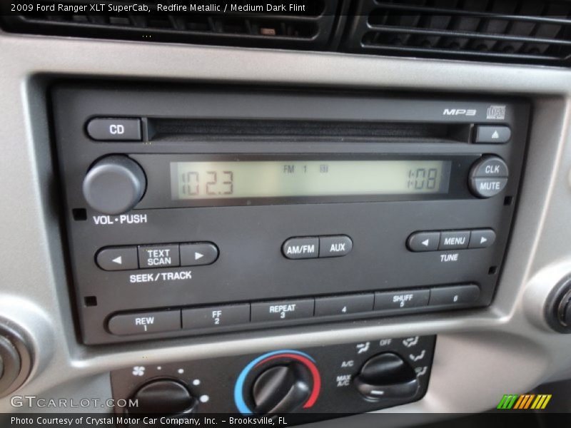 Redfire Metallic / Medium Dark Flint 2009 Ford Ranger XLT SuperCab