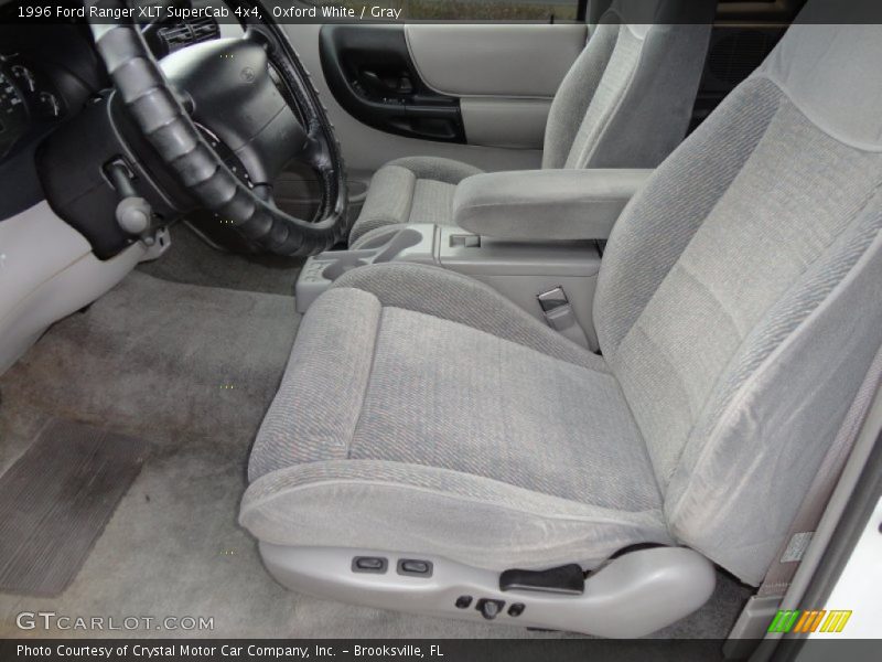 Oxford White / Gray 1996 Ford Ranger XLT SuperCab 4x4