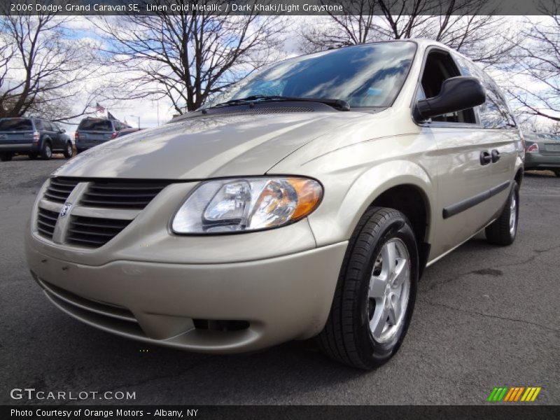 Linen Gold Metallic / Dark Khaki/Light Graystone 2006 Dodge Grand Caravan SE
