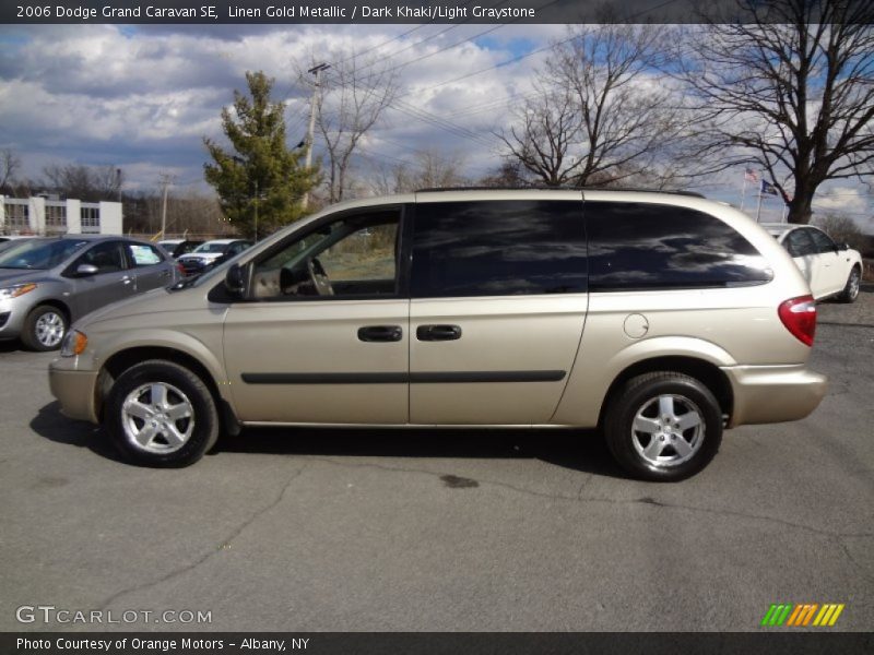 Linen Gold Metallic / Dark Khaki/Light Graystone 2006 Dodge Grand Caravan SE