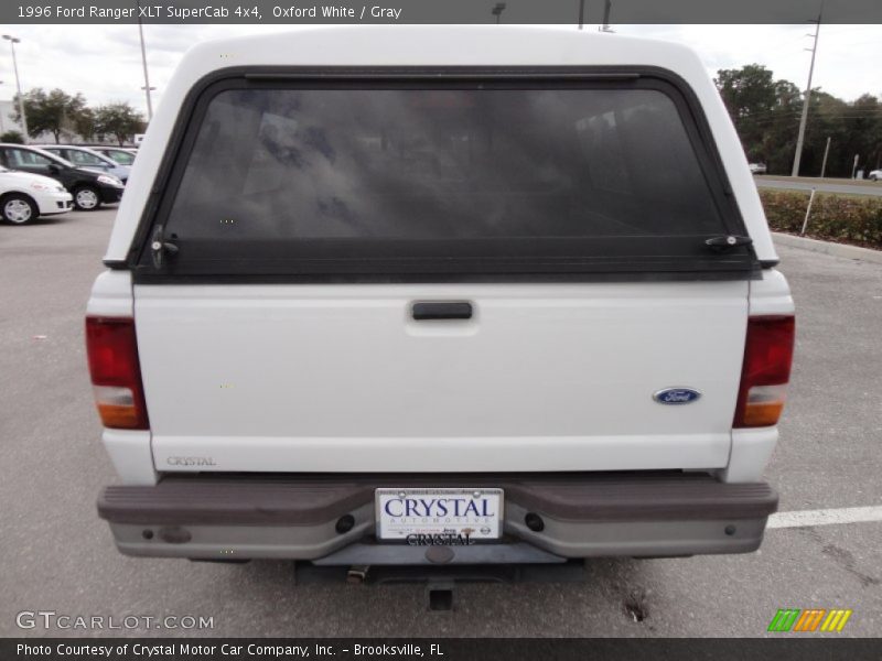 Oxford White / Gray 1996 Ford Ranger XLT SuperCab 4x4