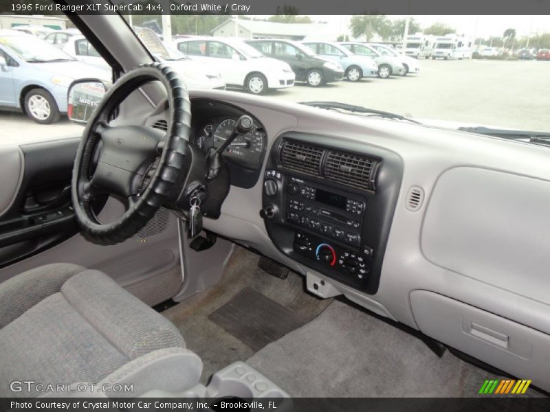 Oxford White / Gray 1996 Ford Ranger XLT SuperCab 4x4