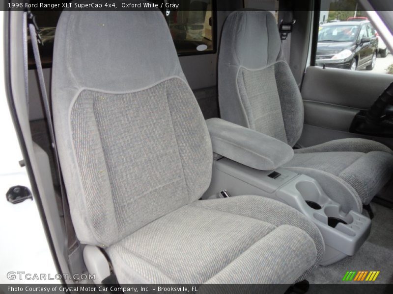Oxford White / Gray 1996 Ford Ranger XLT SuperCab 4x4
