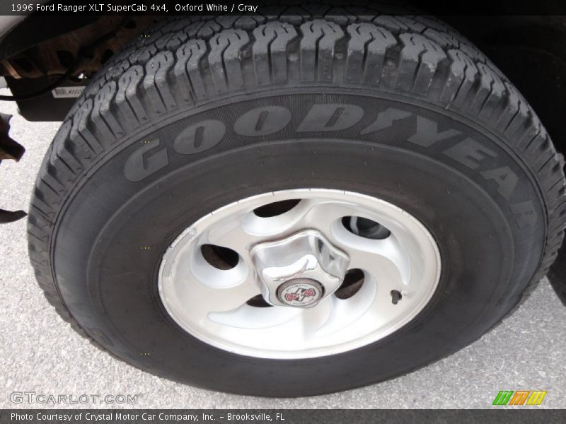 Oxford White / Gray 1996 Ford Ranger XLT SuperCab 4x4