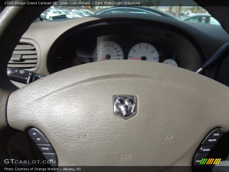 Linen Gold Metallic / Dark Khaki/Light Graystone 2006 Dodge Grand Caravan SE