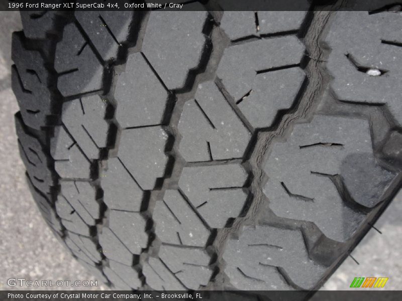 Oxford White / Gray 1996 Ford Ranger XLT SuperCab 4x4