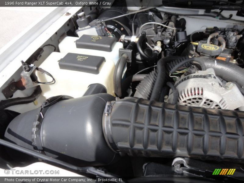 Oxford White / Gray 1996 Ford Ranger XLT SuperCab 4x4