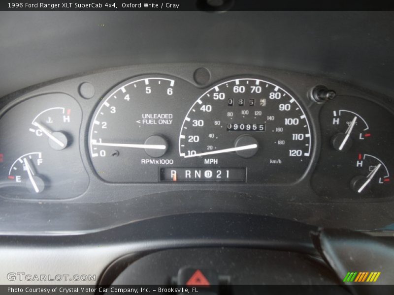  1996 Ranger XLT SuperCab 4x4 XLT SuperCab 4x4 Gauges
