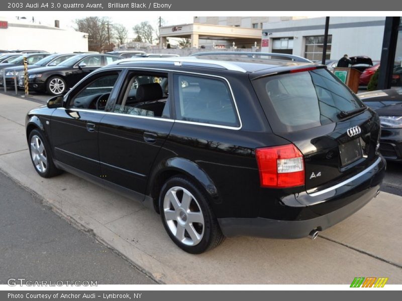 Brilliant Black / Ebony 2003 Audi A4 3.0 quattro Avant