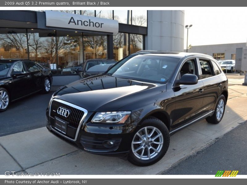 Brilliant Black / Black 2009 Audi Q5 3.2 Premium quattro