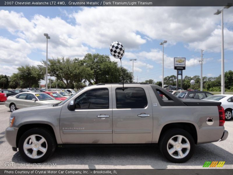 Graystone Metallic / Dark Titanium/Light Titanium 2007 Chevrolet Avalanche LTZ 4WD