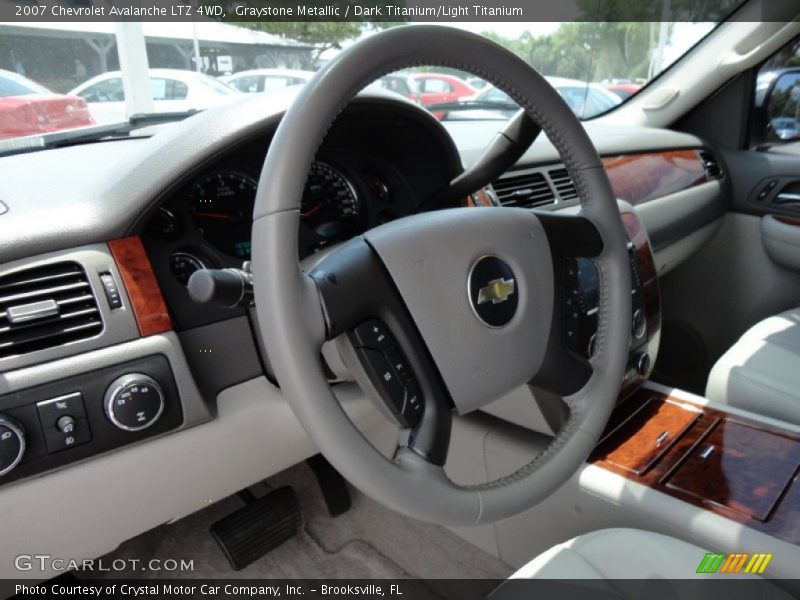 Graystone Metallic / Dark Titanium/Light Titanium 2007 Chevrolet Avalanche LTZ 4WD