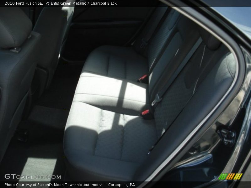 Atlantis Green Metallic / Charcoal Black 2010 Ford Fusion SE