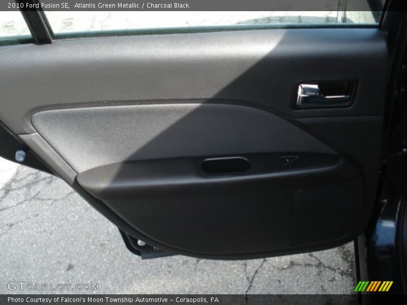 Atlantis Green Metallic / Charcoal Black 2010 Ford Fusion SE