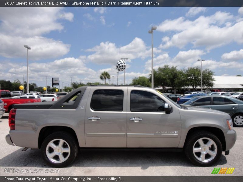 Graystone Metallic / Dark Titanium/Light Titanium 2007 Chevrolet Avalanche LTZ 4WD