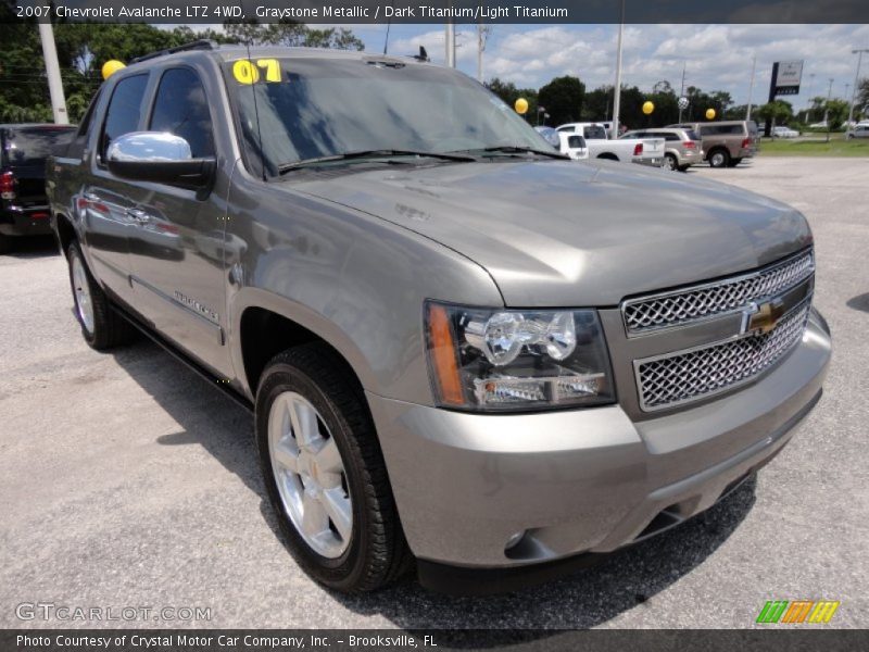 Graystone Metallic / Dark Titanium/Light Titanium 2007 Chevrolet Avalanche LTZ 4WD