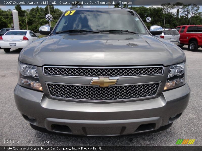 Graystone Metallic / Dark Titanium/Light Titanium 2007 Chevrolet Avalanche LTZ 4WD