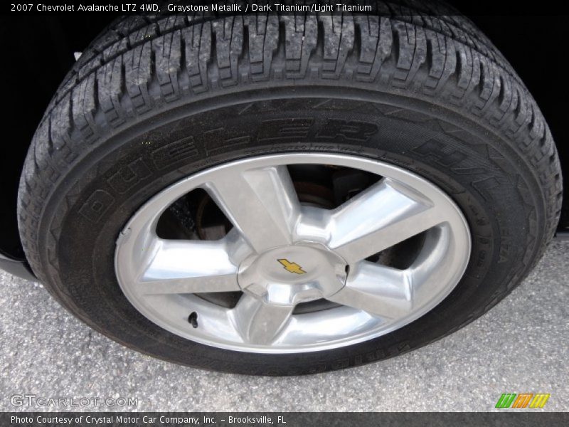 Graystone Metallic / Dark Titanium/Light Titanium 2007 Chevrolet Avalanche LTZ 4WD
