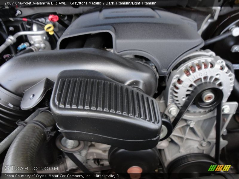 Graystone Metallic / Dark Titanium/Light Titanium 2007 Chevrolet Avalanche LTZ 4WD