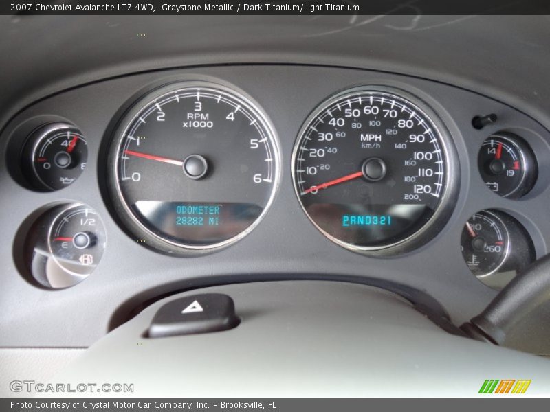 Graystone Metallic / Dark Titanium/Light Titanium 2007 Chevrolet Avalanche LTZ 4WD