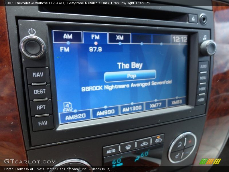 Graystone Metallic / Dark Titanium/Light Titanium 2007 Chevrolet Avalanche LTZ 4WD
