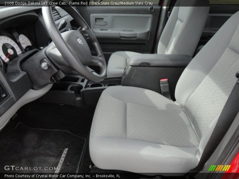 Flame Red / Dark Slate Gray/Medium Slate Gray 2008 Dodge Dakota SXT Crew Cab