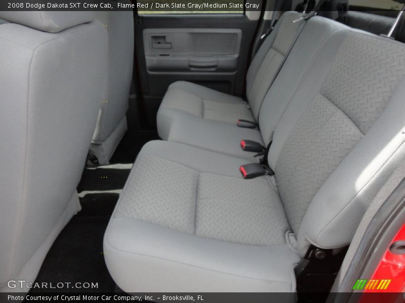 Flame Red / Dark Slate Gray/Medium Slate Gray 2008 Dodge Dakota SXT Crew Cab