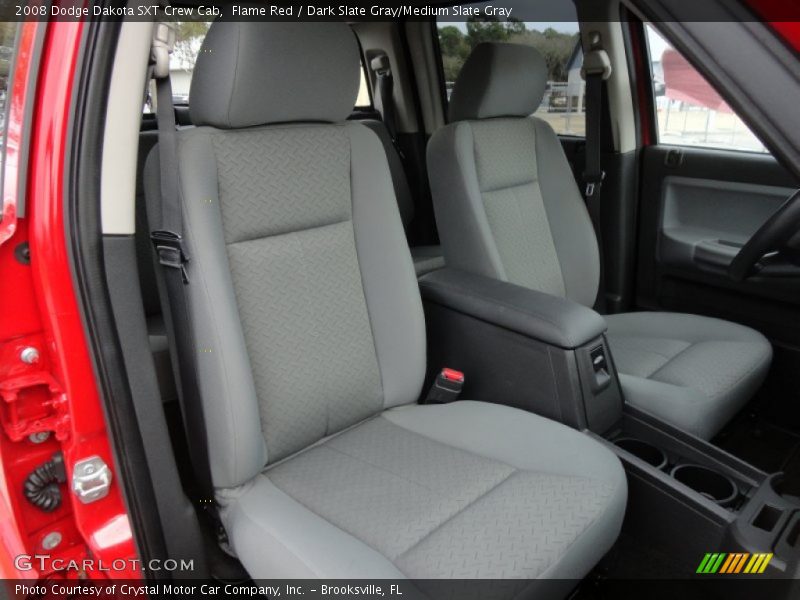 Flame Red / Dark Slate Gray/Medium Slate Gray 2008 Dodge Dakota SXT Crew Cab