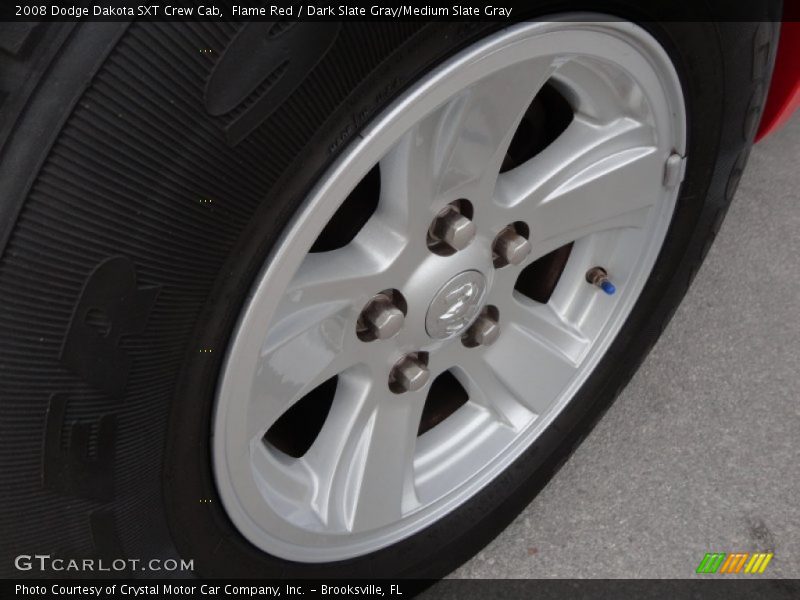 Flame Red / Dark Slate Gray/Medium Slate Gray 2008 Dodge Dakota SXT Crew Cab
