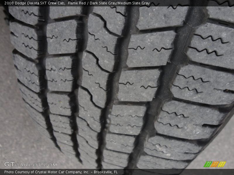 Flame Red / Dark Slate Gray/Medium Slate Gray 2008 Dodge Dakota SXT Crew Cab
