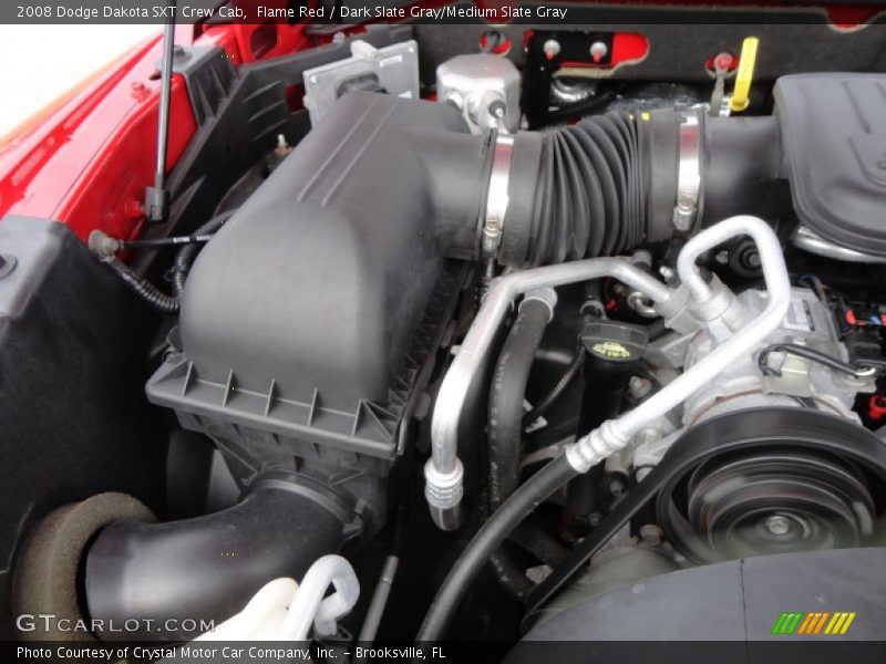 Flame Red / Dark Slate Gray/Medium Slate Gray 2008 Dodge Dakota SXT Crew Cab