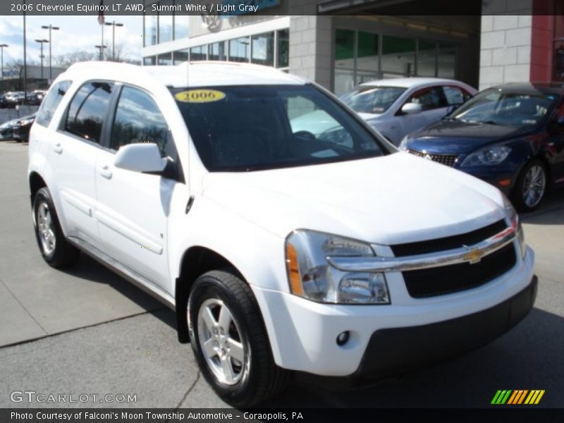 Summit White / Light Gray 2006 Chevrolet Equinox LT AWD