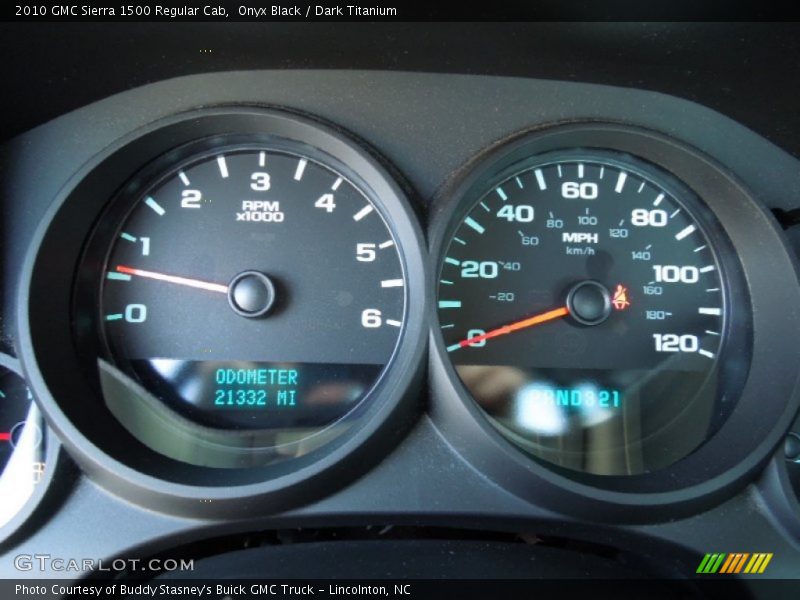 Onyx Black / Dark Titanium 2010 GMC Sierra 1500 Regular Cab
