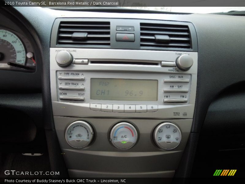 Barcelona Red Metallic / Dark Charcoal 2010 Toyota Camry SE