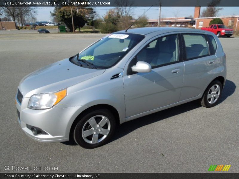 Ice Silver Metallic / Charcoal 2011 Chevrolet Aveo Aveo5 LT
