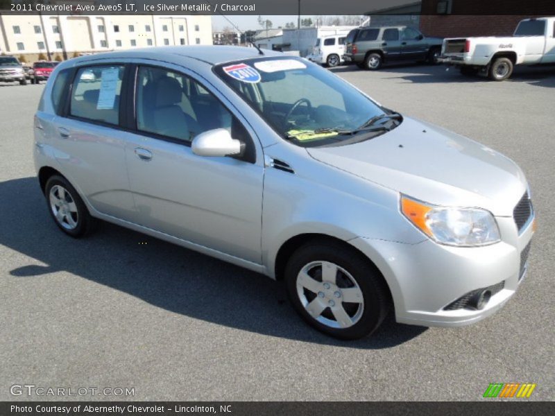 Ice Silver Metallic / Charcoal 2011 Chevrolet Aveo Aveo5 LT