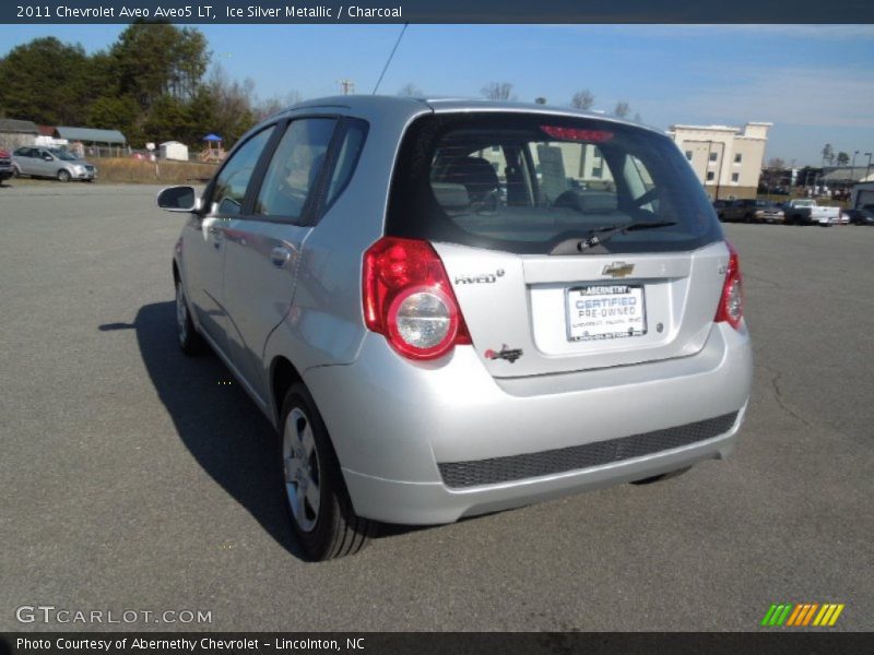 Ice Silver Metallic / Charcoal 2011 Chevrolet Aveo Aveo5 LT