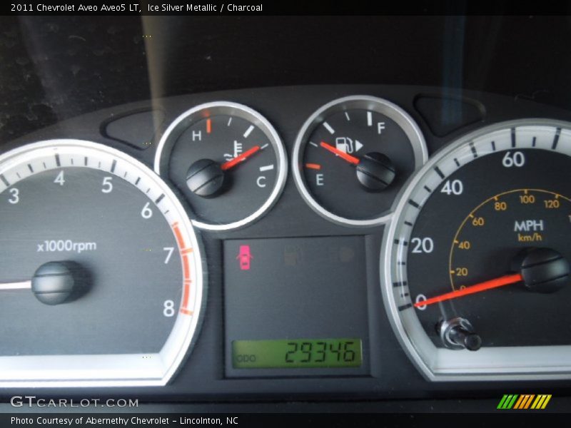 Ice Silver Metallic / Charcoal 2011 Chevrolet Aveo Aveo5 LT